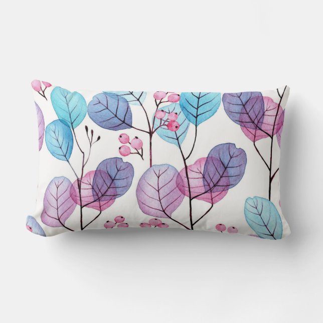 Hübsche Blumendekoration auffallend Lendenkissen (Vorderseite)