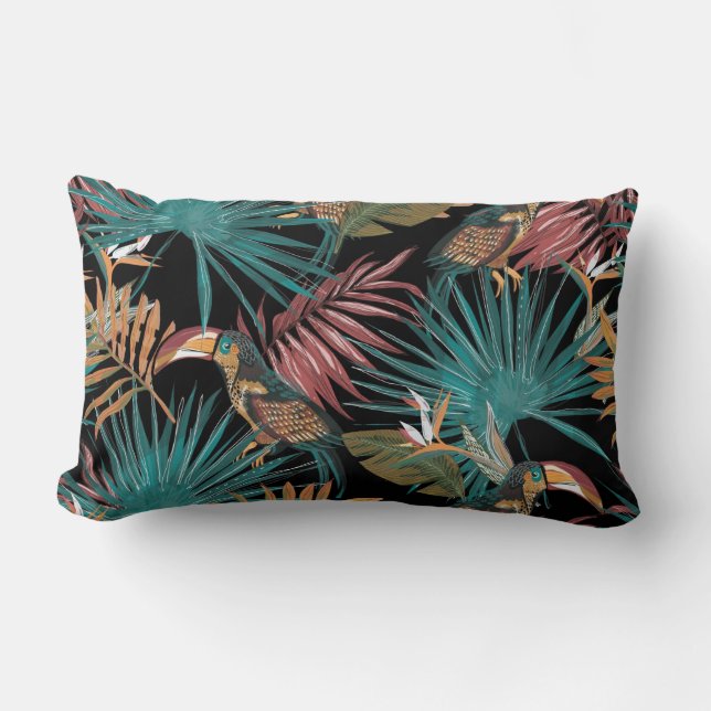 Hübsche Blumendekoration auffallend Lendenkissen (Vorderseite)