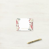 Hübsche Blumenentwurfs-Post-Itanmerkungen Post-it Klebezettel (Auf Schreibtisch)