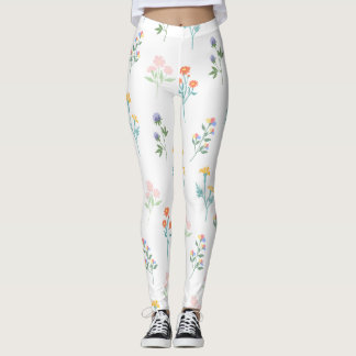Hübsche Blumenfarbige YOGA-Leggings Leggings