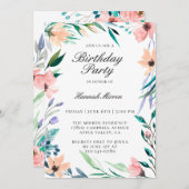 Hübsche Blumengeburt (Vorne/Hinten)