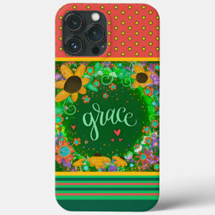 Hübsche Blumengravitation Custom Case-Mate iPhone Hülle