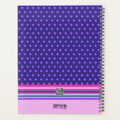 Hübsche Blumenhoffung Freude an Lila Inspiritivitä Planer (Rückseite)