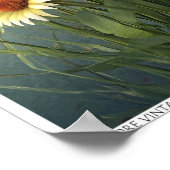 Hübsche Blumenillustration Poster (Ecke)