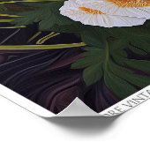 Hübsche Blumenillustration Poster (Ecke)