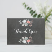 Hübsche Blumenkhalkartentafel - Karte (Stehend Vorderseite)