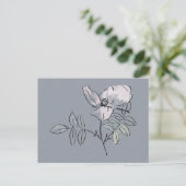 Hübsche Blumenkritzelei  Postkarte (Stehend Vorderseite)