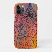 Hübsche Blumenkunst Case-Mate iPhone Hülle (Rückseite)