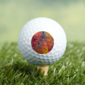 Hübsche Blumenkunst Golfball (Insitu T-Shirt)