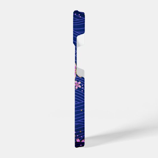 Hübsche Blumenkunst iPhone Hülle (Linke Seite)