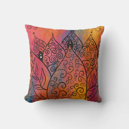 Hübsche Blumenkunst Kissen