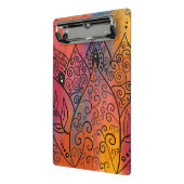 Hübsche Blumenkunst Mini Klemmbrett (Gewinkelt2)