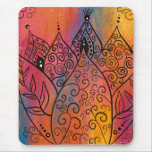 Hübsche Blumenkunst Mousepad (Vorne)