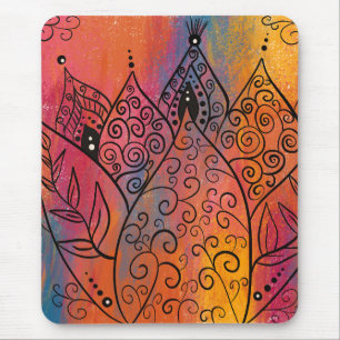 Hübsche Blumenkunst Mousepad