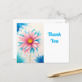 Hübsche Blumenkunst Postkarte
