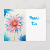 Hübsche Blumenkunst Postkarte (Vorderseite)