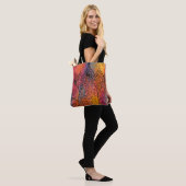Hübsche Blumenkunst Tasche (Am Model)