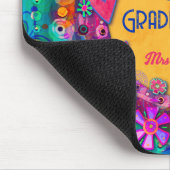 Hübsche Blumenlehrerin Squad Personalisiert Mousepad (Ecke)