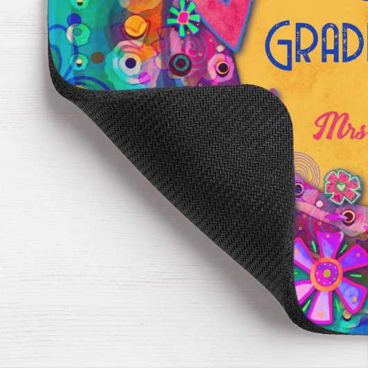 Hübsche Blumenlehrerin Squad Personalisiert Mousepad (Ecke)