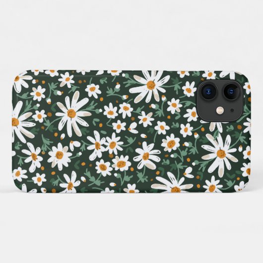 Hübsche Blumenmuster Gänse, Wildblumen Case-Mate iPhone Hülle (Rückseite (Horizontal))