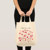 Hübsche Blumenmutter Tragetasche (Vorderseite (Produkt))