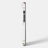 Hübsche Blumenrosa Schmetterlinge iPhone 14 Fall Case-Mate iPhone Hülle (Rückseite / Links)