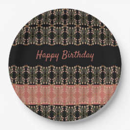 Hübsche Blumenrunde Pappteller