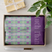 Hübsche Blumenschrift Gemustert Vielen Dank Seidenpapier (Geschenk)