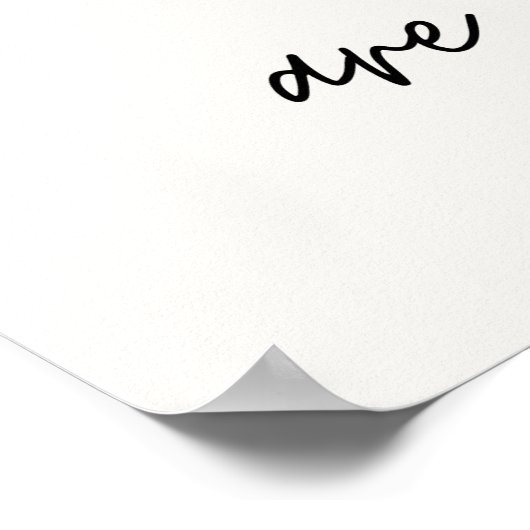 Hübsche Blumenstrauß-Blume sind Glück Poster (Ecke)