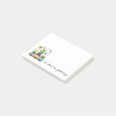 Hübsche Blumentöpfe, ich würde lieber gärtnern Post-it Klebezettel (angewinkelt)