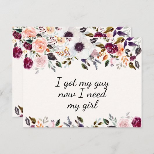 Hübsche Blumenüberdachungskarte Postkarte (Vorne/Hinten)