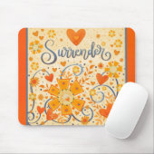 Hübsche Blumenübergabe Inspirierend Inspiritivität Mousepad (Mit Mouse)