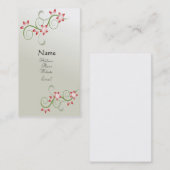 Hübsche BlumenVisitenkarte Visitenkarte (Vorne/Hinten)