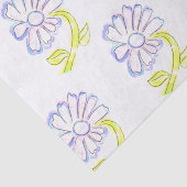 Hübsche Blumenzeichnungen Seidenpapier (Detail)