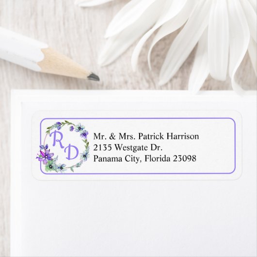 Hübsche Blumenzeremonie Mit Monogramm Hochzeit (Insitu)