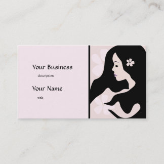 Hübsche Blush Beauty Business Card Visitenkarte