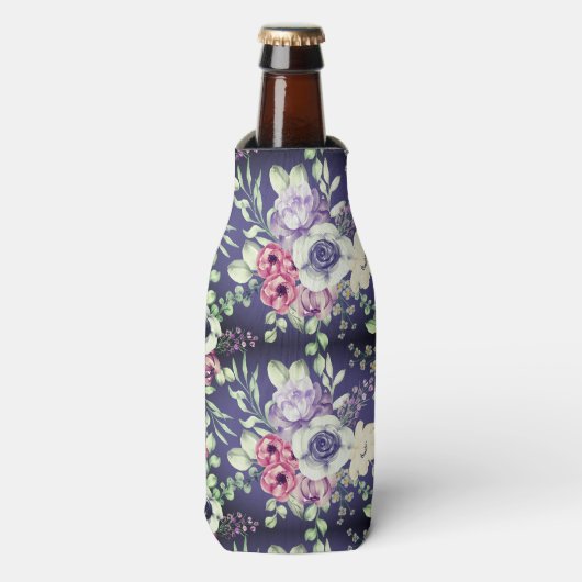 Hübsche Blüte Flaschenkühler (Flaschenvorderseite)