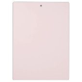 Hübsche Blüte Rosa und Name Klemmbrett (Rückseite)