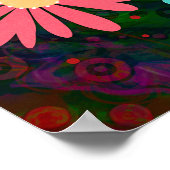 Hübsche Blüte Sie Got diese Herzinspiriertheit Poster (Ecke)