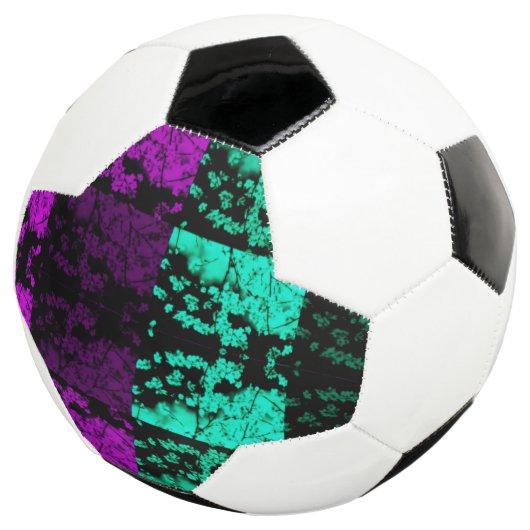 hübsche Blüten Fußball (Dreiviertel)