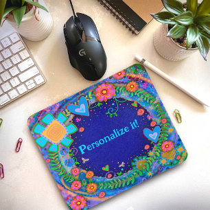 Hübsche Blüten Personalisierte Inspiritivität Mousepad
