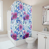 Hübsche Blütenblüte dekorativ, auffallend Duschvorhang