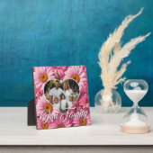 Hübsche Blütenpink-Blütenschablone Fotoplatte (InSitu)
