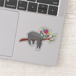 Hübsche Bohemische Blumenlatte Aufkleber