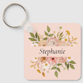 Hübsche böhmische Blumenmütter Schlüsselanhänger