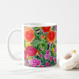 Hübsche boho feder blühende Kaffee Tasse