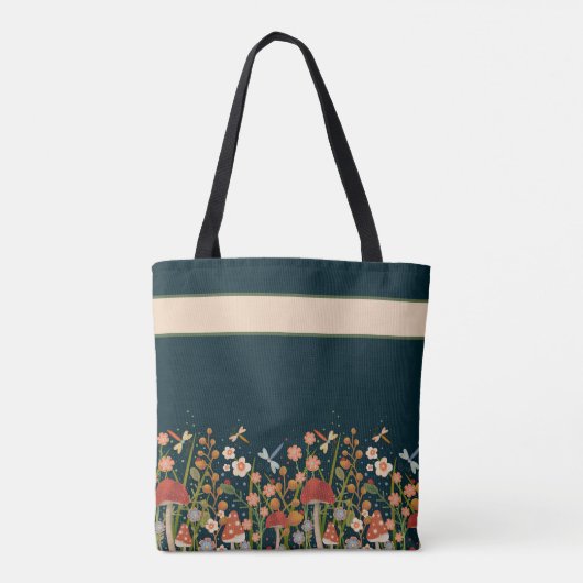 Hübsche Boho Wildblume Fun Custom Inspirivity Tasc Tasche (Rückseite)