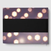 Hübsche Bokeh-Background-Hochzeit Gästebuch (Rückseite)
