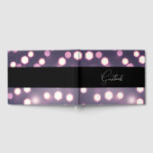 Hübsche Bokeh-Background-Hochzeit Gästebuch (Voll)
