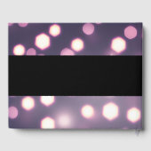 Hübsche Bokeh-Background-Hochzeit Gästebuch (Rückseite)